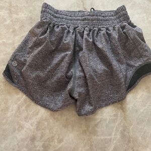 heather grey 4 inch lululemon shorts size 2